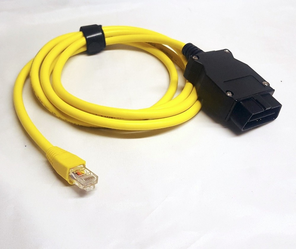 ENET OBD2 Coding 2M Cable for F-Series & I-SeriesMINI Ethernet to OBD