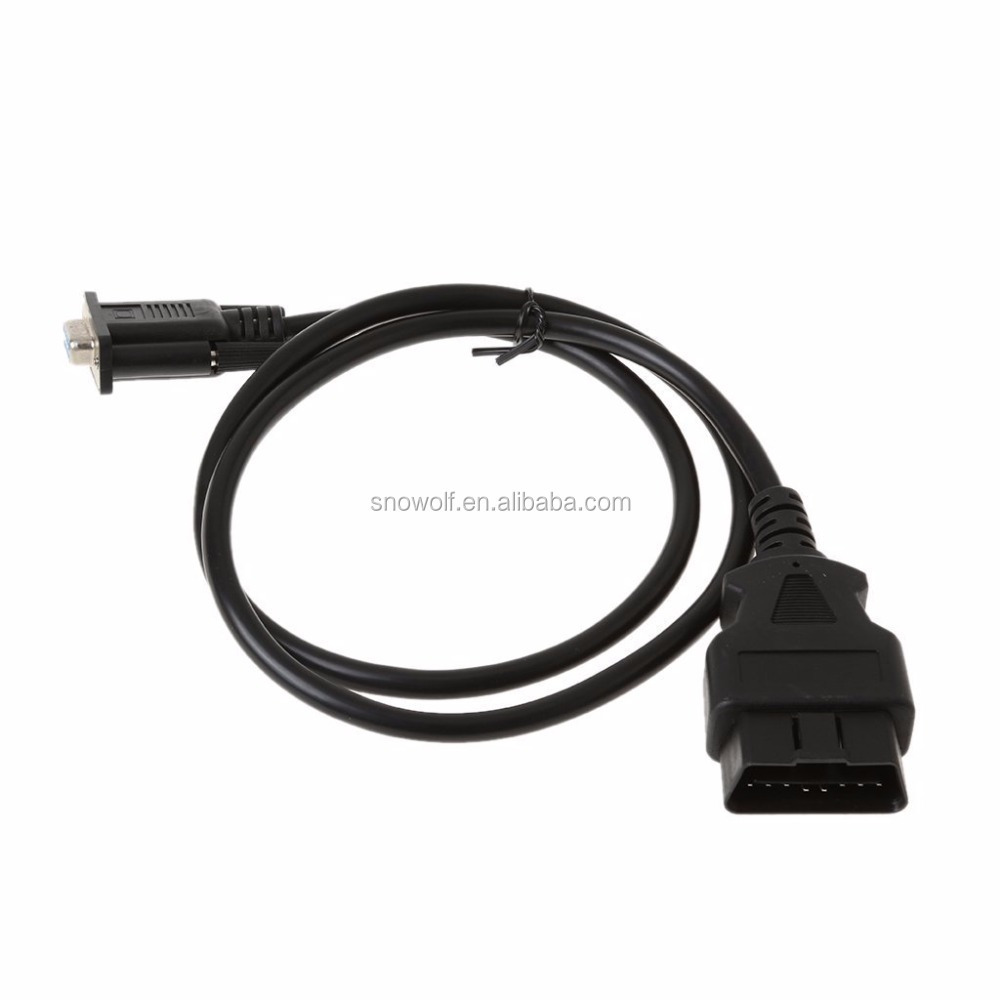 VAG 16PIN TO DB 9pin Serial RS232 OBD2 CABLE Diagnostic Vehicle Cable