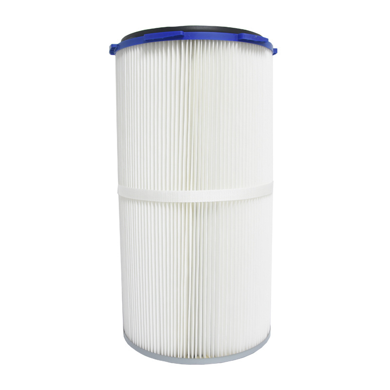 0.3 Micron Cylindrical Polyester Dust Cartridge Air Filter