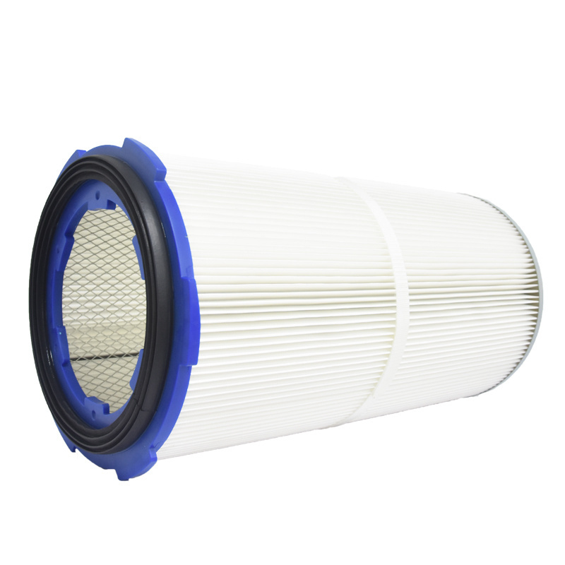 Customization Polyester Cloth Air Cartridge Filter Cartridge Filter for Reverse Pulse Cleaning System