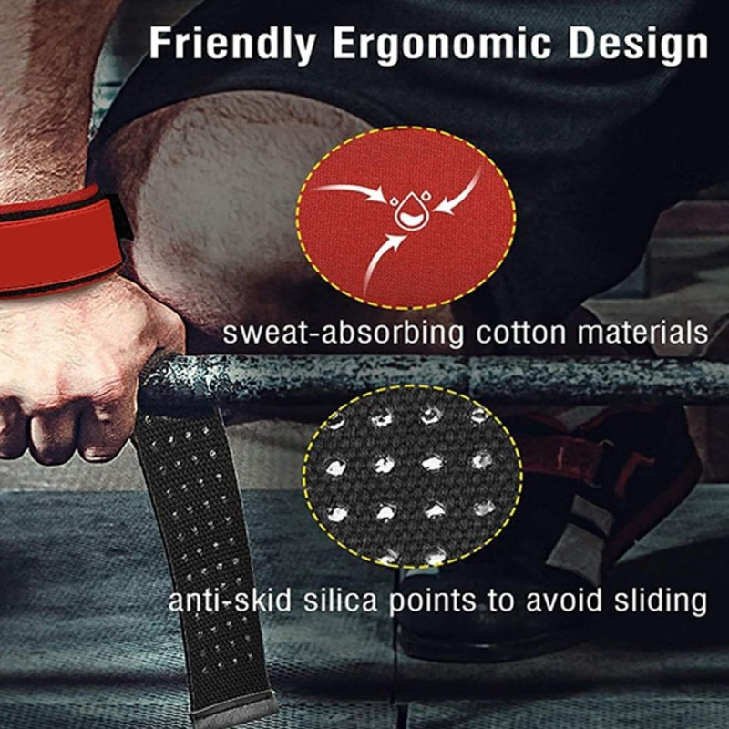 Fitness Gym Wrist Support Wraps Strap Powerlifting Straps For Weightlifting Wrist Lifting Straps Wholesale price