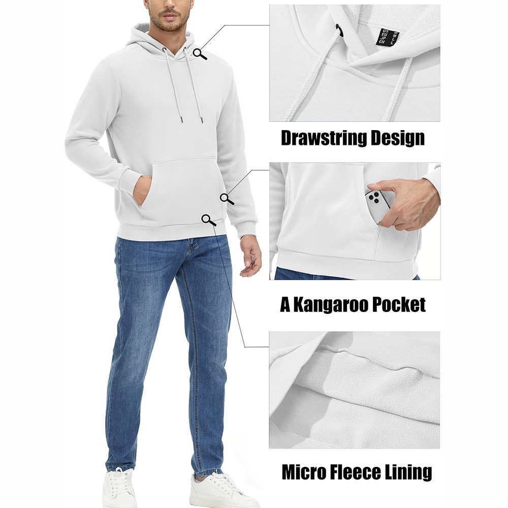 Factory Free Sample Directly Mens Clothing Manufacturing Streetwear High Quality Custom 100% Cotton Hoodie Fleece Fabric Woven