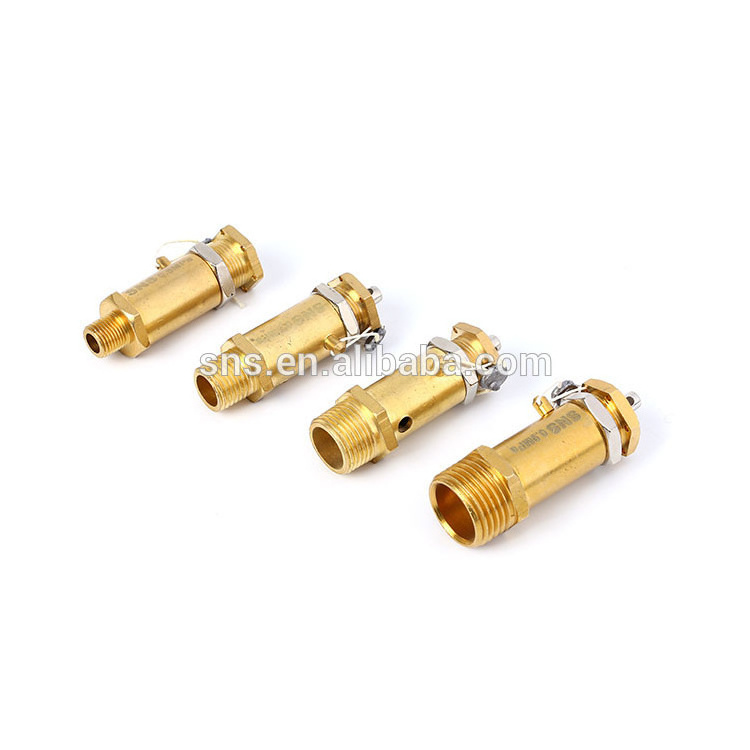 SNS BV Series professional air compressor pressure relief safety valve high air pressure reducing brass valve