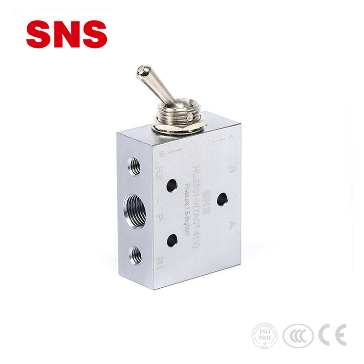 SNS HL2501Series aluminum alloy direct acting type pneumatic knob button water pump digital pressure switch