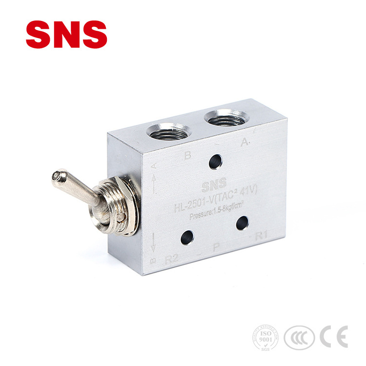 SNS HL2501Series aluminum alloy direct acting type pneumatic knob button water pump digital pressure switch