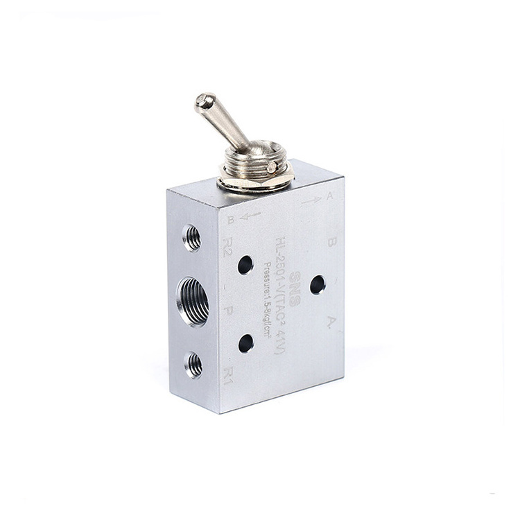 SNS HL2501Series aluminum alloy direct acting type pneumatic knob button water pump digital pressure switch