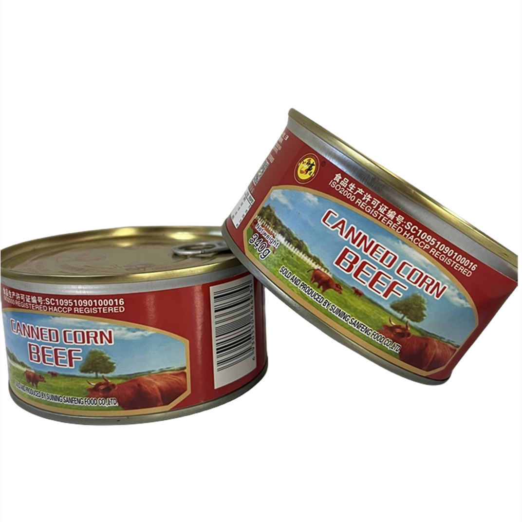 340g Premium Quality Delicious Taste Halal Wholesale Canned Corned Beef