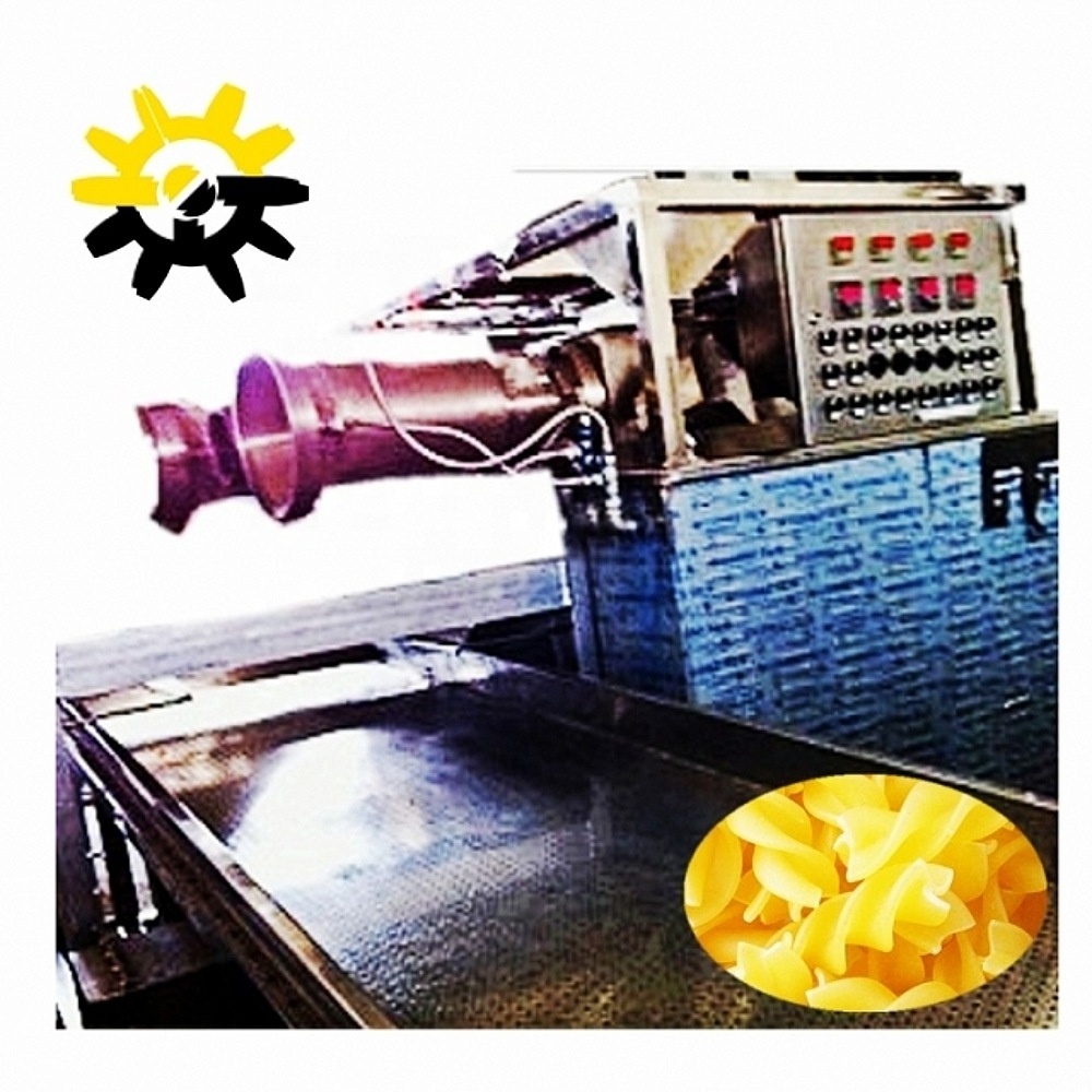 Automatic macaroni pasta making machine/Commercial industrial short cut pasta production line for elbow fusilli macaroni shell