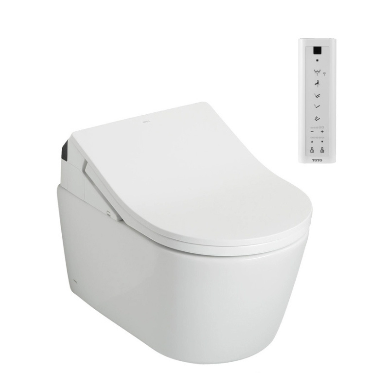 TOTO CW542 Watermark Chinese Ceramic Wall Hung Intelligent Wall Mounted Smart Toilet Automatic Ceramic Wall Hung Rimless Toilet