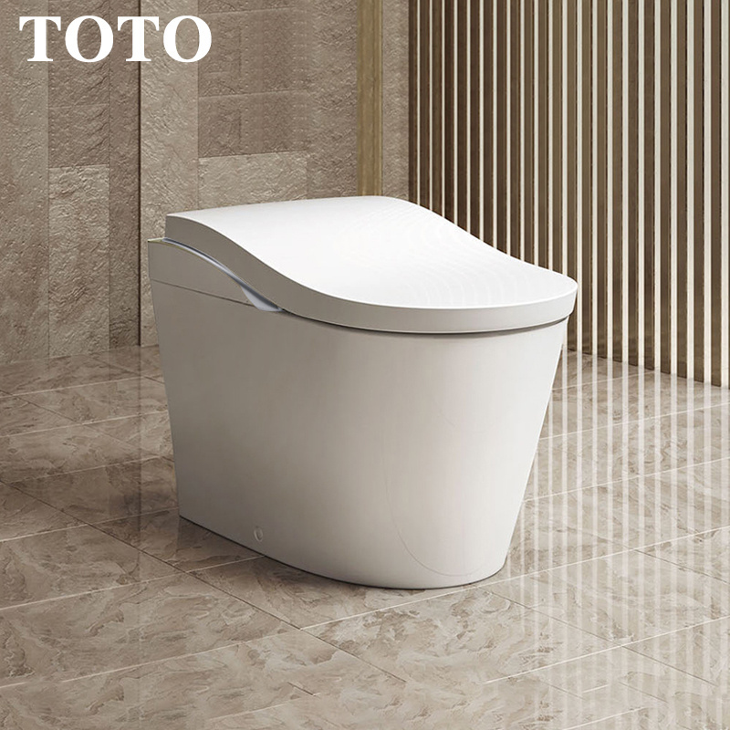 TOTO CES8E120KCN Bathroom Luxury Sensor Electric Automatic Flush Wc  Bidet Ceramic Floor One Piece Intelligent Smart Toilet TOTO