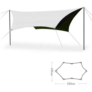 Popular tent Easy Installation Waterproof Uv Resistant Lightweight Hammock Tent Tarp Outdoor Rainfly Camping Tarp