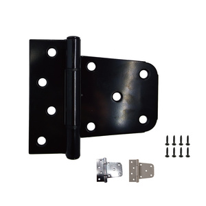 Extra Heavy Duty Gate Hinge 3.5 inch Square Barn Storage Shed Gate Durable for Outdoor Gate Wood Fences in Galvanized