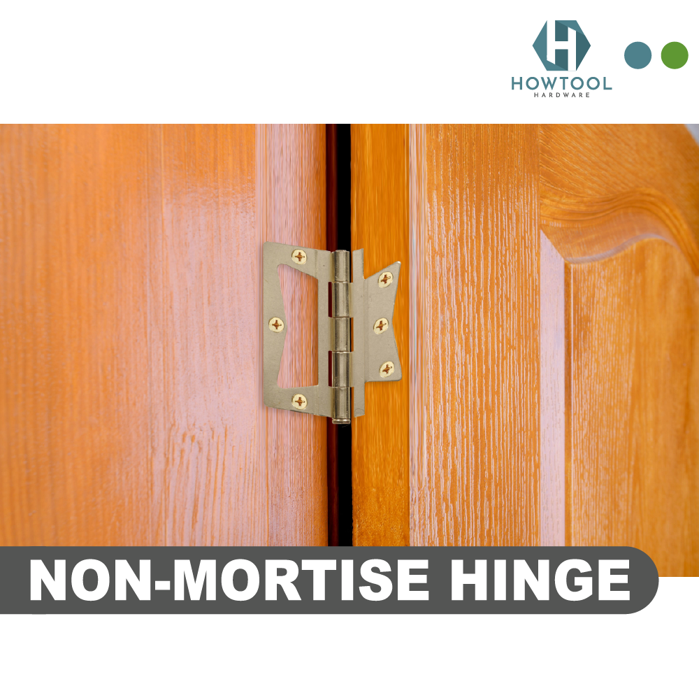 Non-Mortise Door Hinges - Easy to Install,3