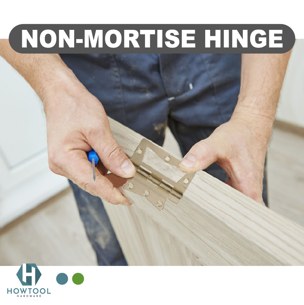 Non-Mortise Door Hinges - Easy to Install,3