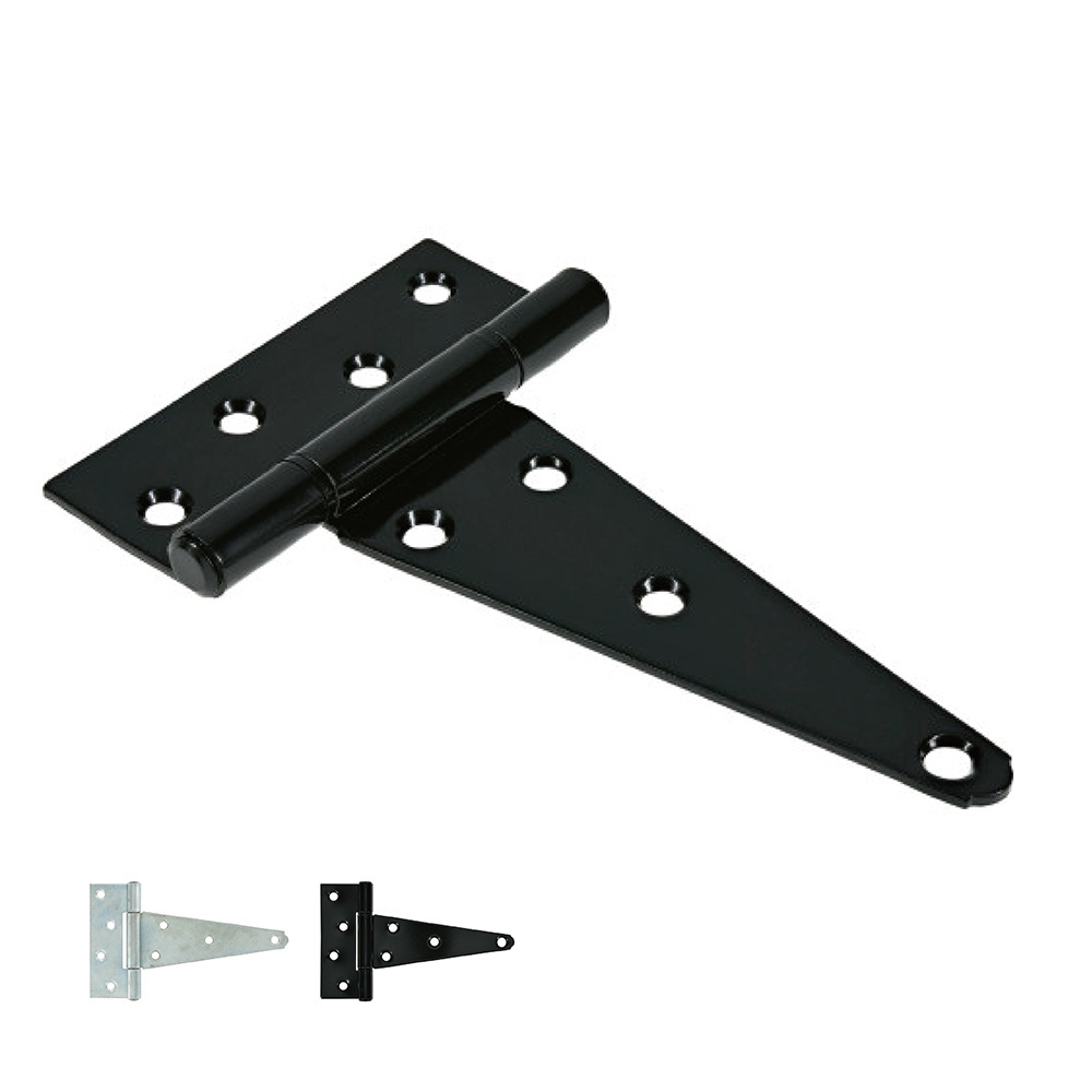 Heavy Duty T Hinge Latch for Wooden Fence with Screws , 6 inch or 8 inch