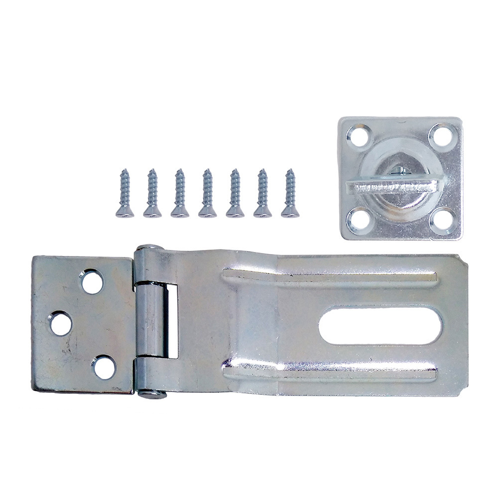 Swivel Staple Safety Hasp , 3-1/2