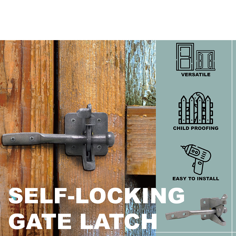 fence gate latch lock