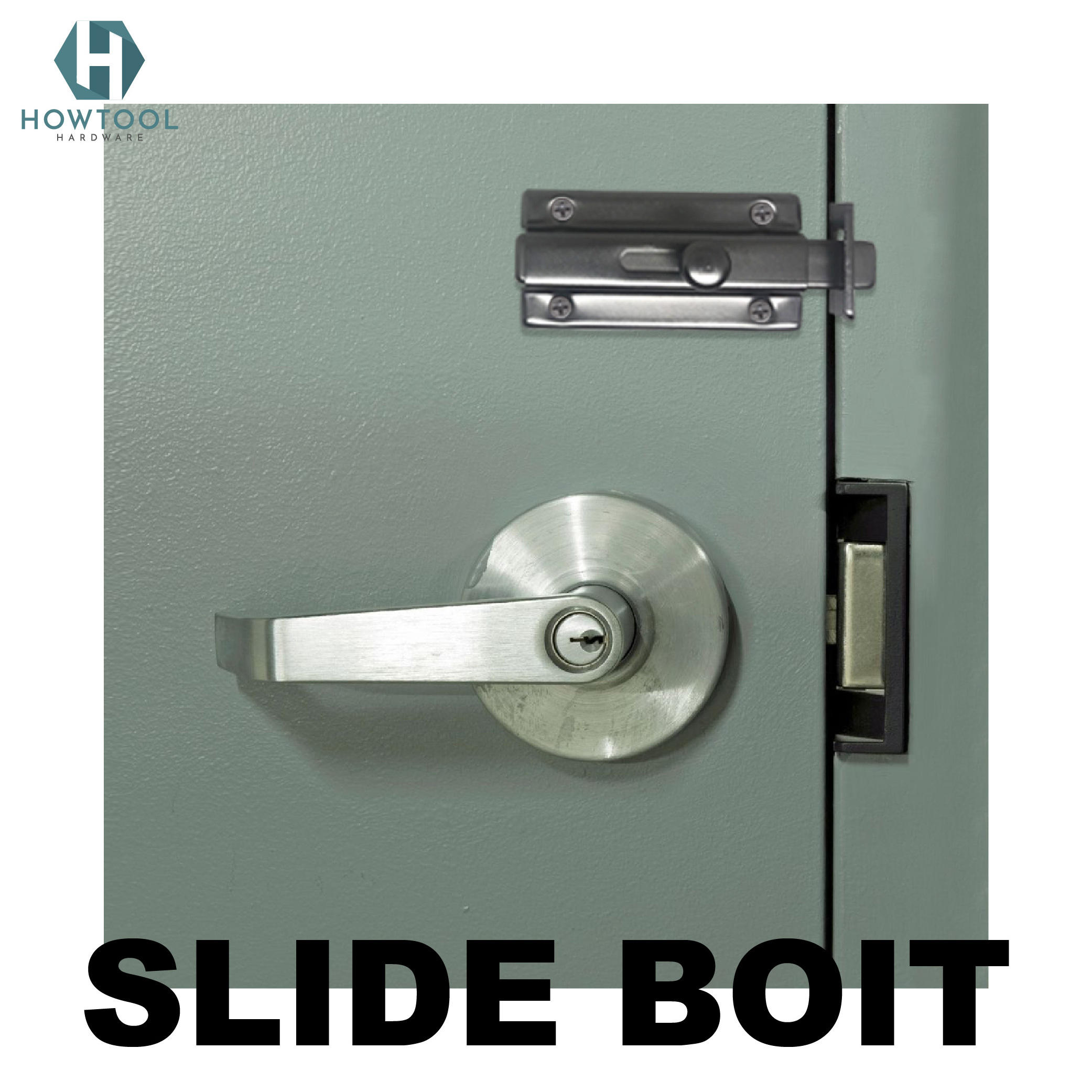 Security Self-Lock Solid Sliding Door Bolt Latch