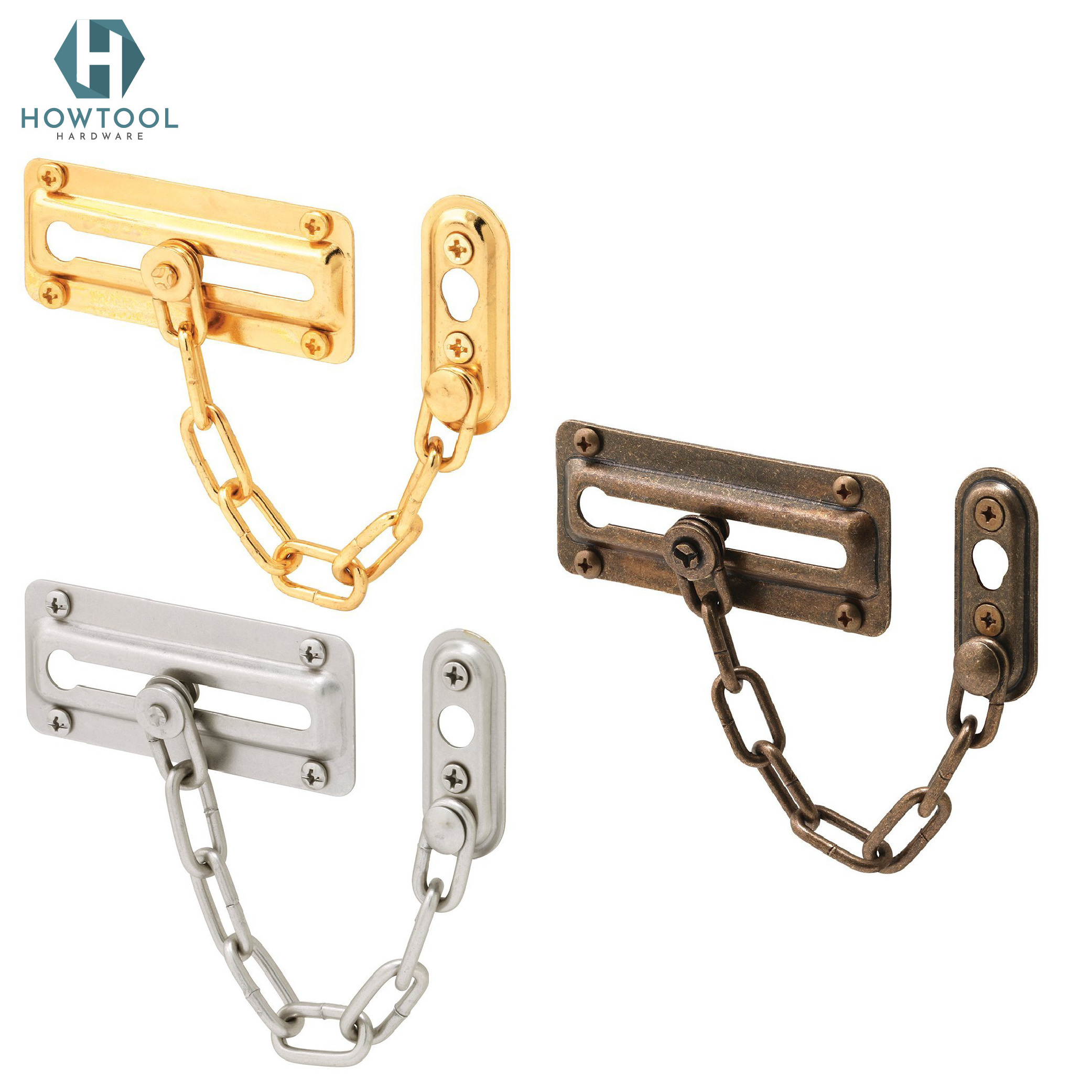 Hotel Security Door Lock Latch Door Chain Guards