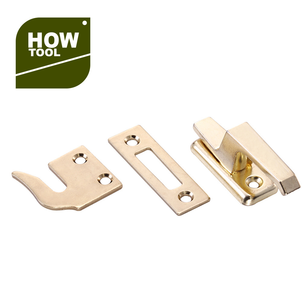 Casement Fastener Security Crescent Window Sash Lock Brass Plated