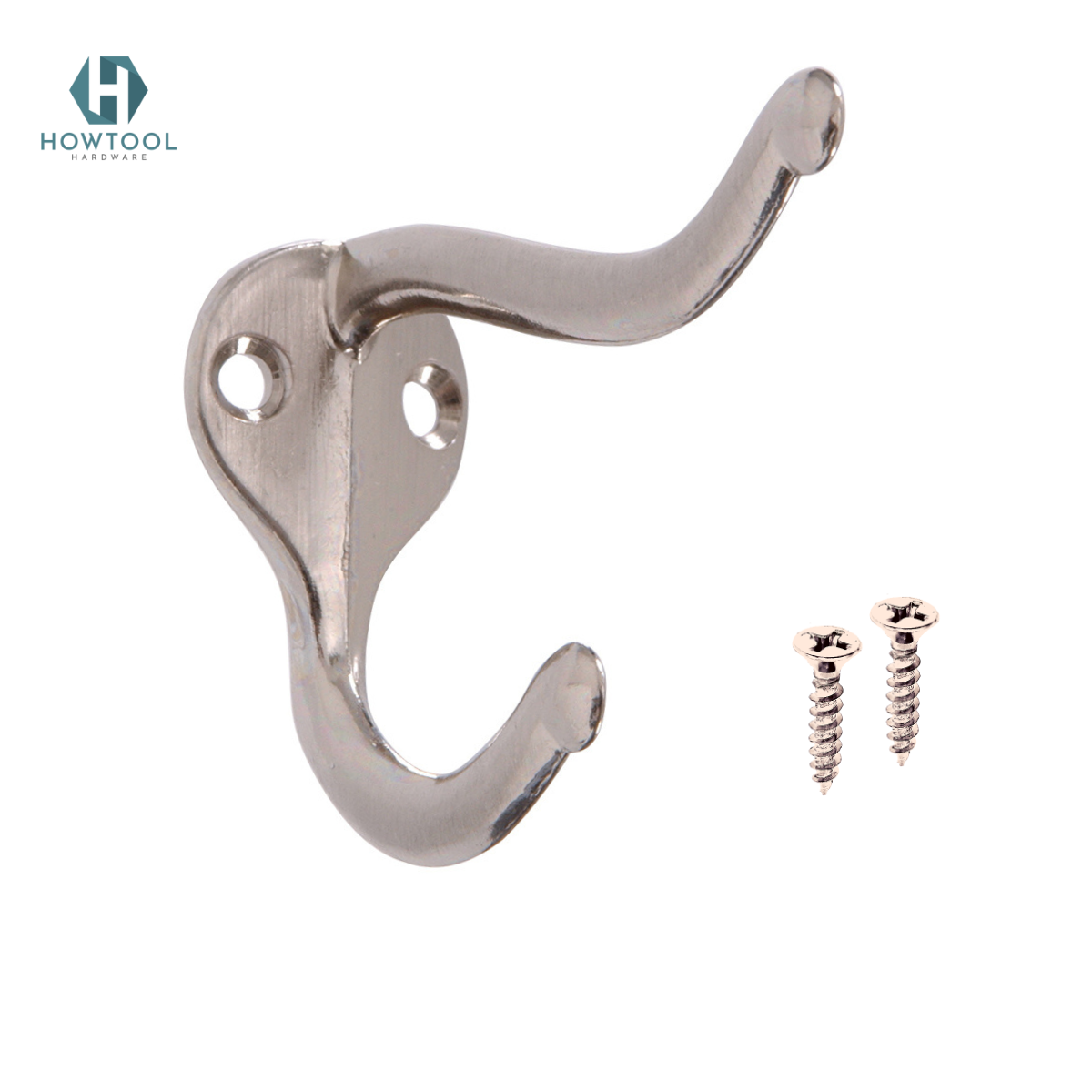 HOWTOOL A304 Coat and Hat Hook Best Sell Heavy Duty Wall Double Towel Robe Hooks Farmhouse Design