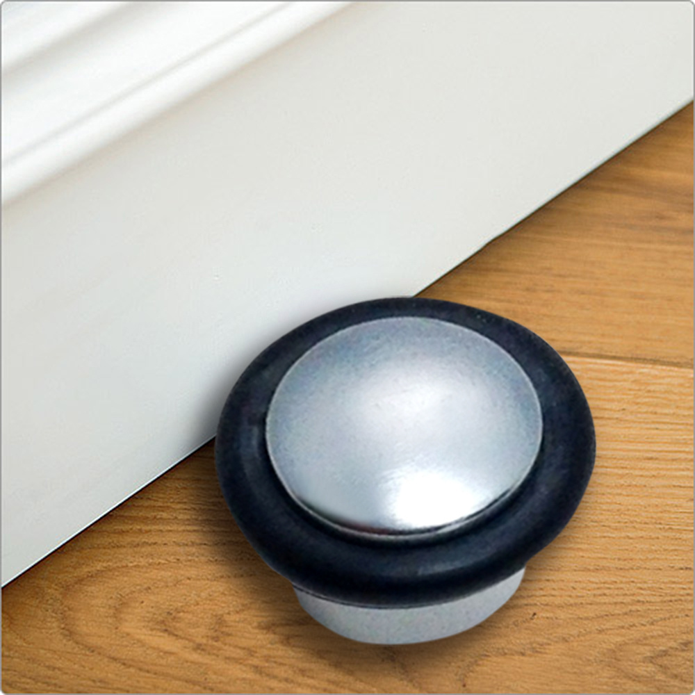 Boutique Decorative Floor Glass Shower Door Stop HOWTOOL