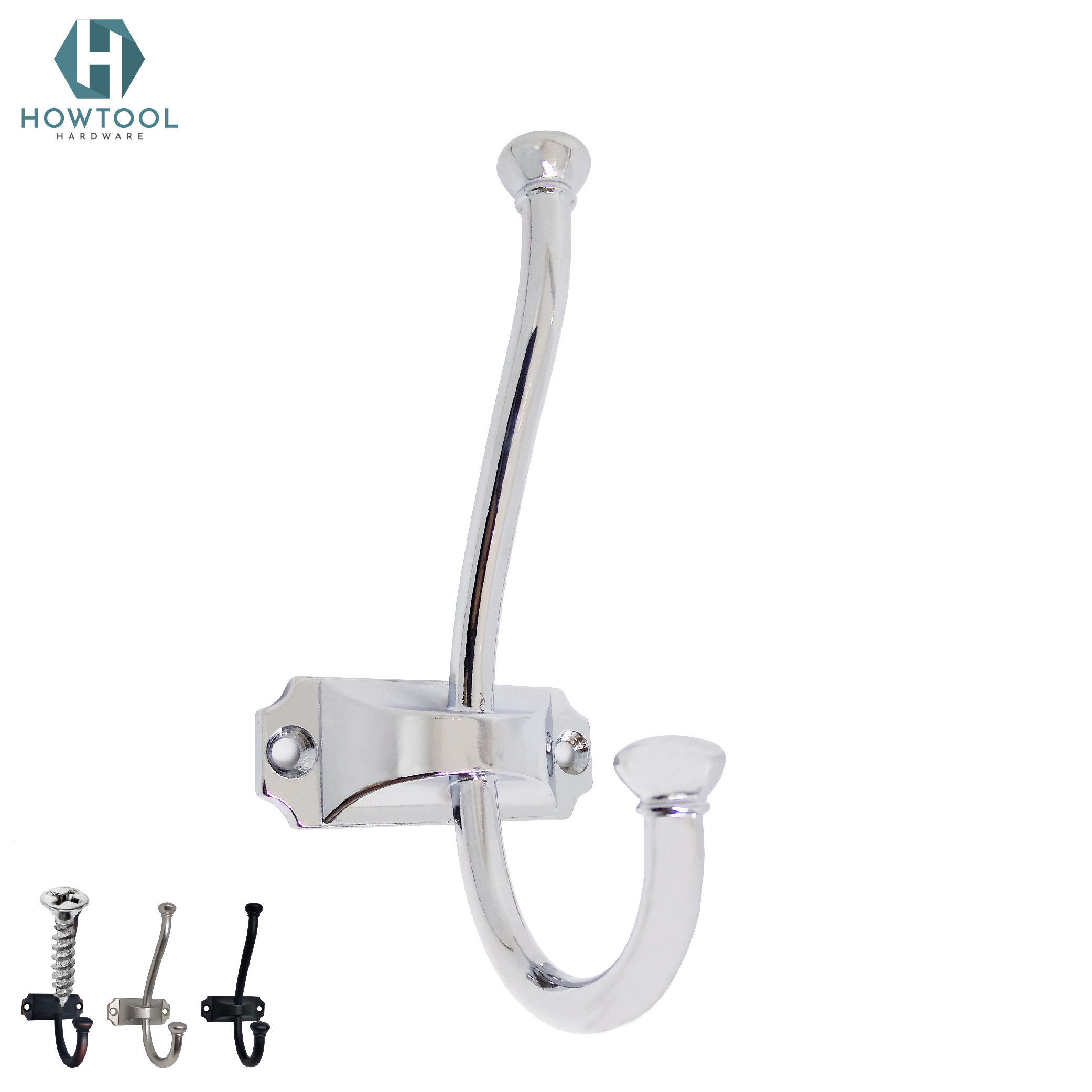 A328 Heavy Duty Door Hanger Towel Robe Clothes Wall Towel Coat Hook Bathroom Robe Hook