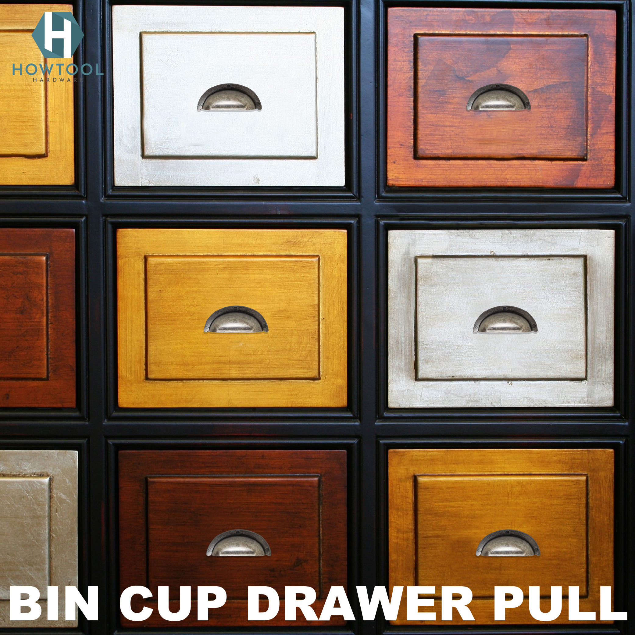 Bin Cup Drawer Pulls Cabinet Hardware, Kitchen Cabinet Handles