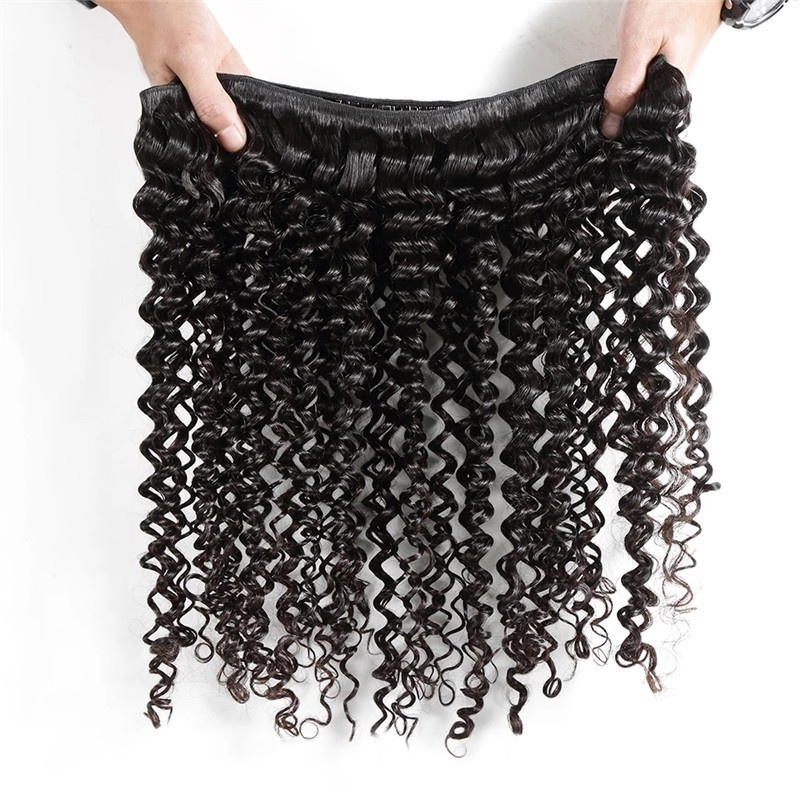 8-30 Inch Deep Wave Bundles 10A Brazilian Human Hair Weave 1/3/4PCS Remy Cheap Virgin Hair Extensions Natural