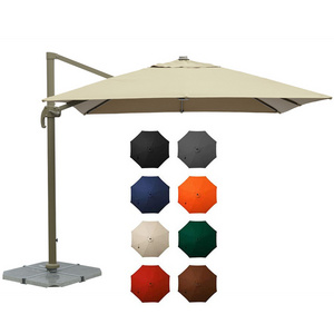 outdoor large cantilever patio umbrella parts offset umbrella base sun shade umbrella