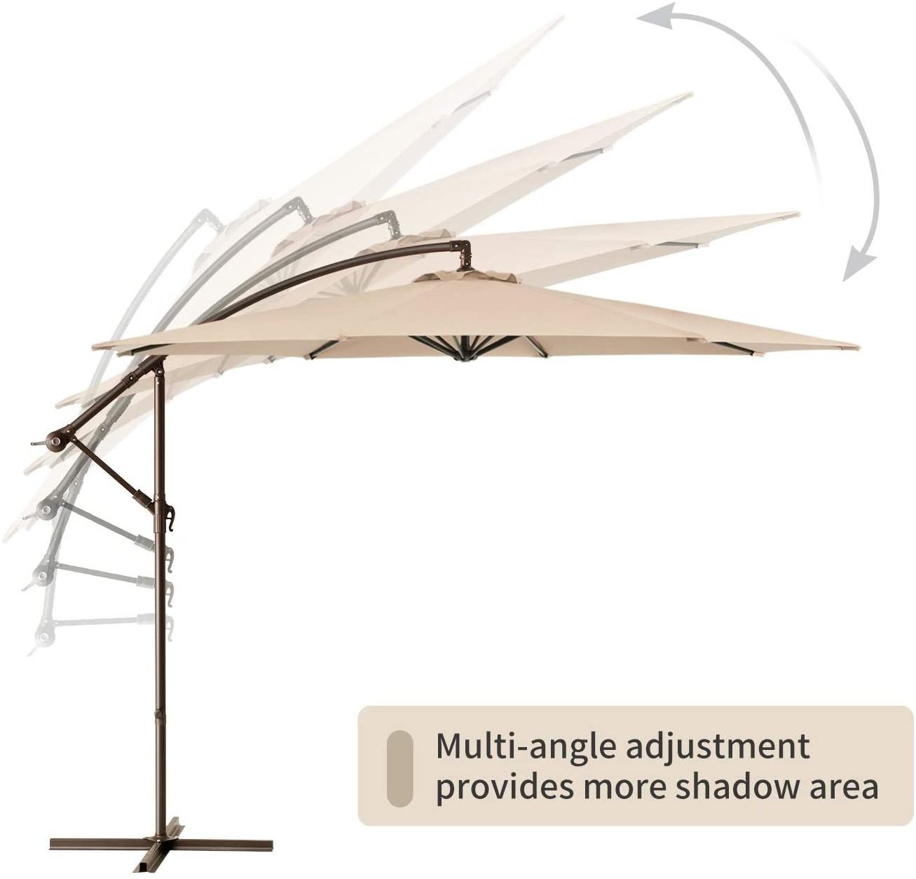 outdoor large cantilever patio umbrella parts offset umbrella base sun shade umbrella