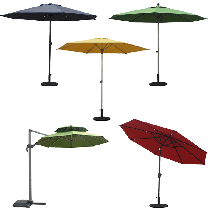 10 FT garden  Outdoor Waterproof offset Garden Umbrella Patio cantilever Hanging  Umbrella Parasol Patio Umbrellas