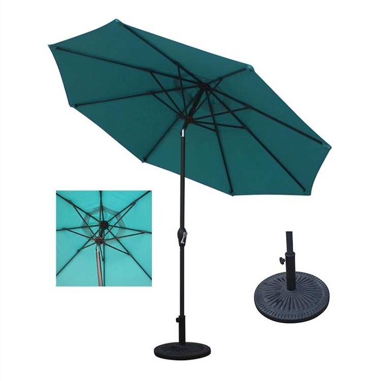 Adjustable Patio Garden Umbrella outdoor chair garden beach folding Parasol umbrella with base