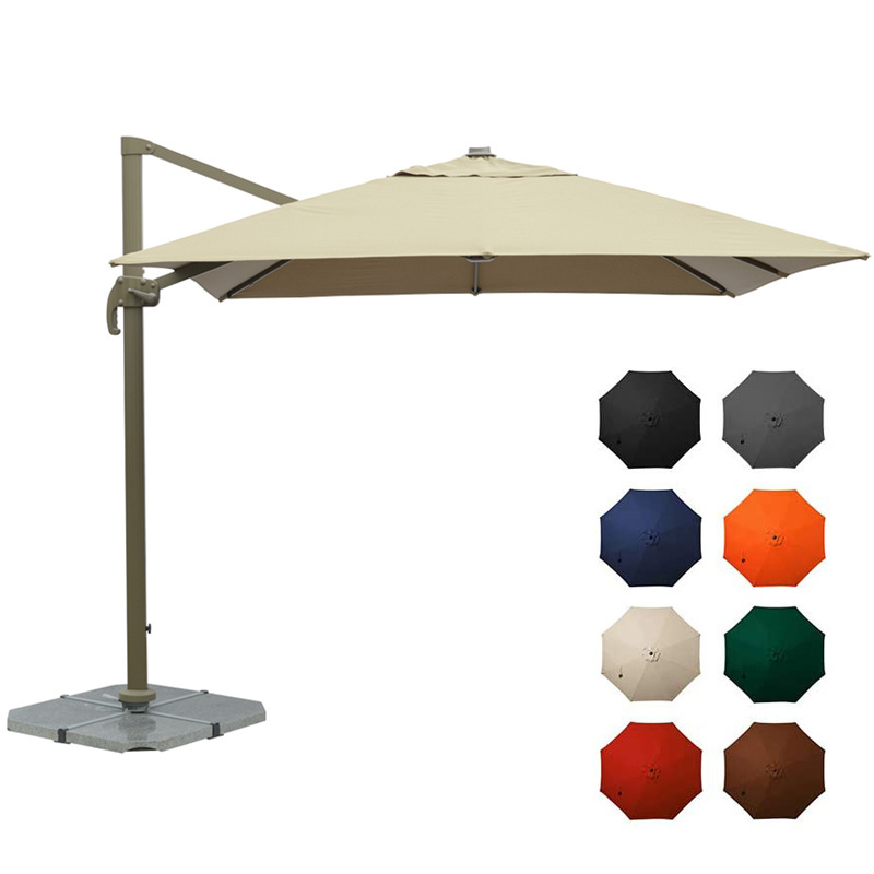 Big Size Umbrella Patio Outdoor Parasol Cafe Outdoor Garden Terrace Sunshade Beach Umbrella Large Patio Umbrellas & Bases