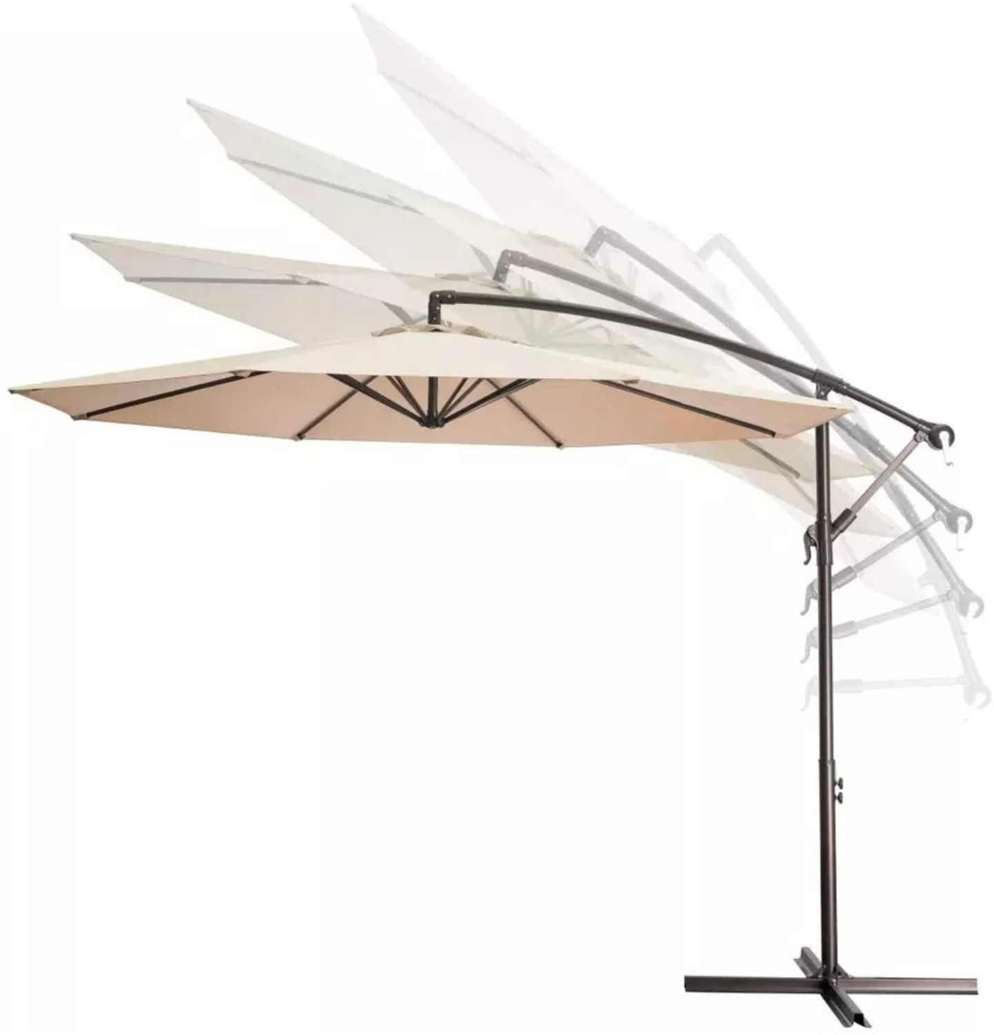 Big Size Umbrella Patio Outdoor Parasol Cafe Outdoor Garden Terrace Sunshade Beach Umbrella Large Patio Umbrellas & Bases