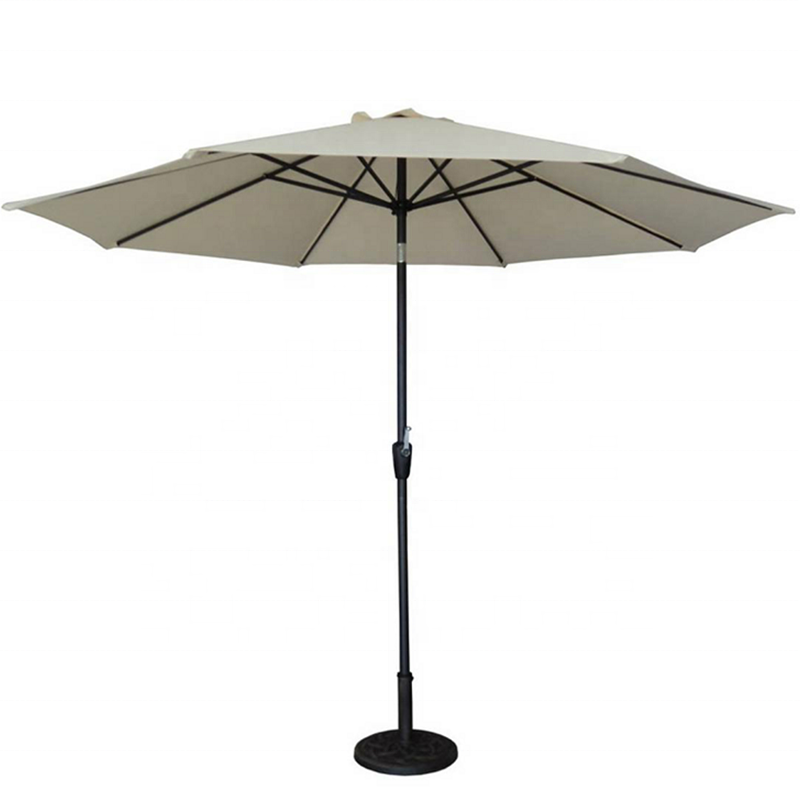 9' Ft Table Umbrella 2.7M Outdoor Patio Lounge Parasol Market Umbrella With Hand Crank And Tilt Waterproof UV Protection