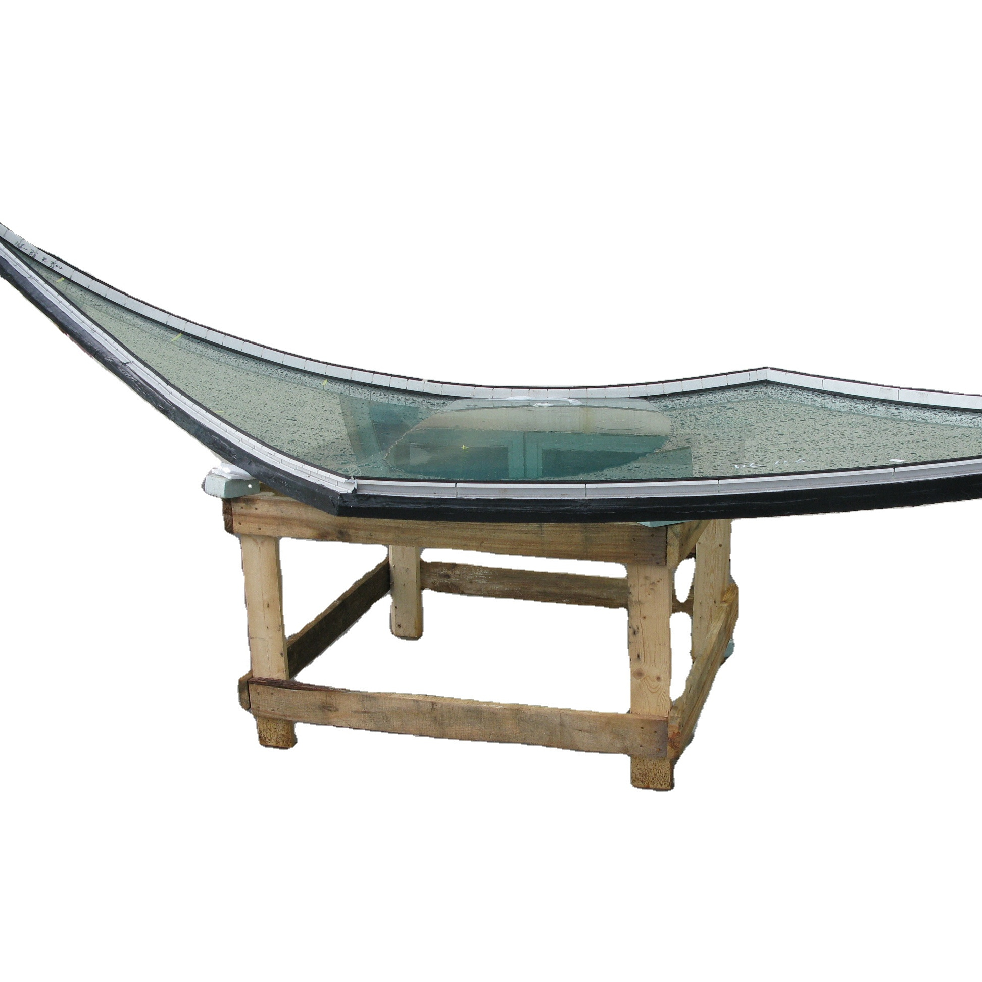 Custom Size Curved Tempered Laminated Glass Bent Double Toughened Laminated Glass Panels Supplier