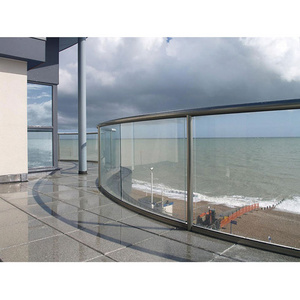 Good Price and Quality Curved Tempered Laminated Glass,For Windows Balcony Railing Shower Door