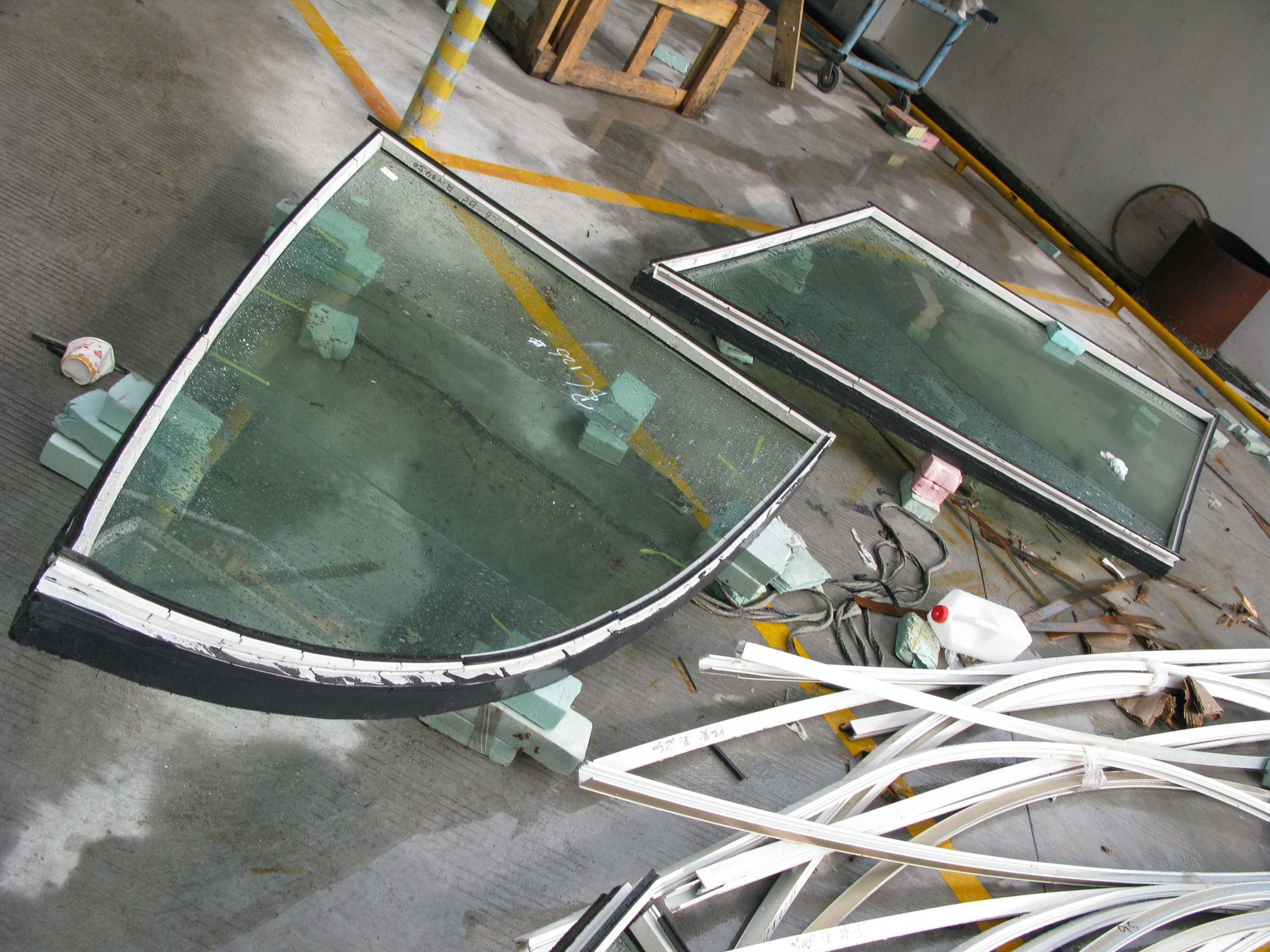 Custom Size Curved Tempered Laminated Glass Bent Double Toughened Laminated Glass Panels Supplier