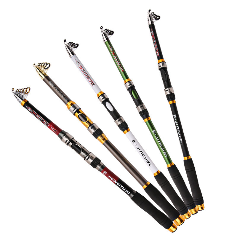 So-Easy Travel Sea Telescopic Fiberglass Hand Fishing Pole pescar Telescopic Fishing Rod Super Pesca Light Hard Stream Rod