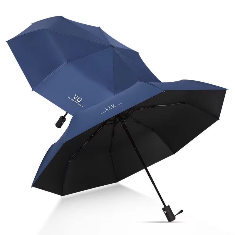 uv Protection Folding Automatic Sun Custom Outdoor Beach Umbrella for the Rain with Logo with Advertising for Promotional