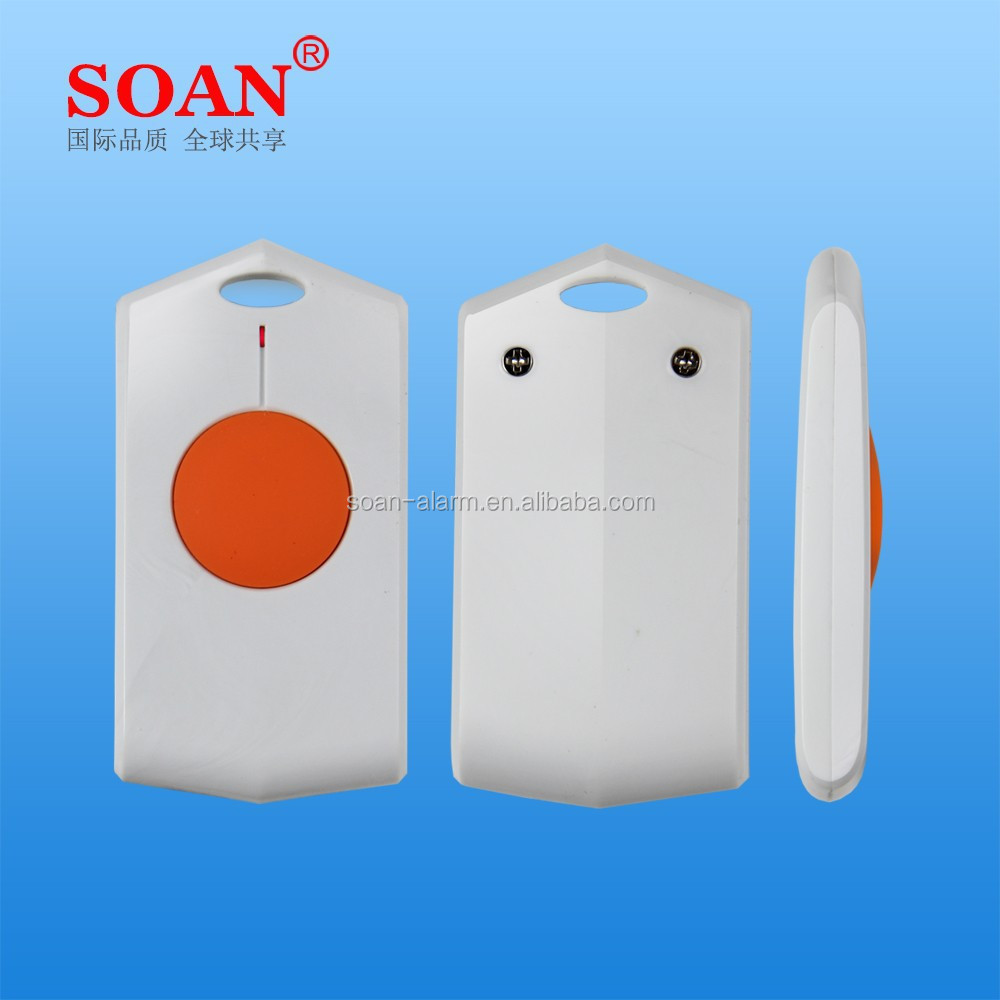 Old/Kid/Aid wireless panic alarm with SOS panic button used in hospital/home