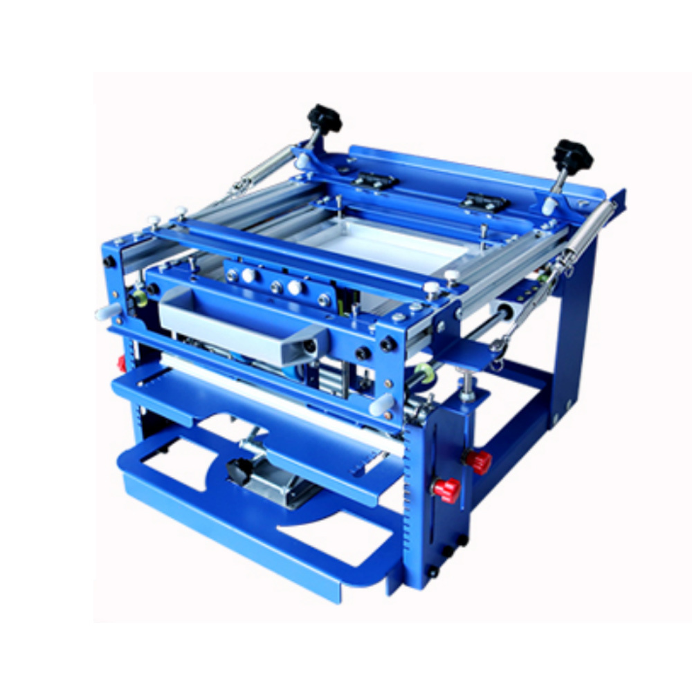 Wholesale Manual Curved Press Machine Cylinder Screen Printing Machine for Cup / Mug / Bottles With 2 Free Frames