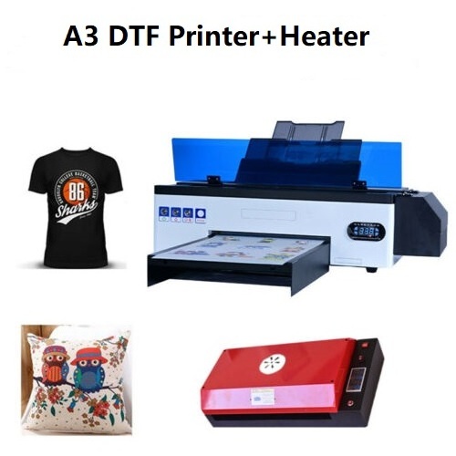 High Productivity Cloth Printing Machine Eps R1390/L1800/DX5 PrintHead A3 DTF Printer Ink Circulation DTF Printer