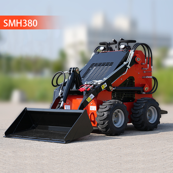 CE/EPA Kubota new brand stand behind chinese mini diesel skid steer track loader grapple  mulcher