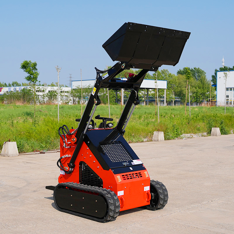 Quality mini skidsteer crawler grapple tracked machine small skid steer front end loader for sale