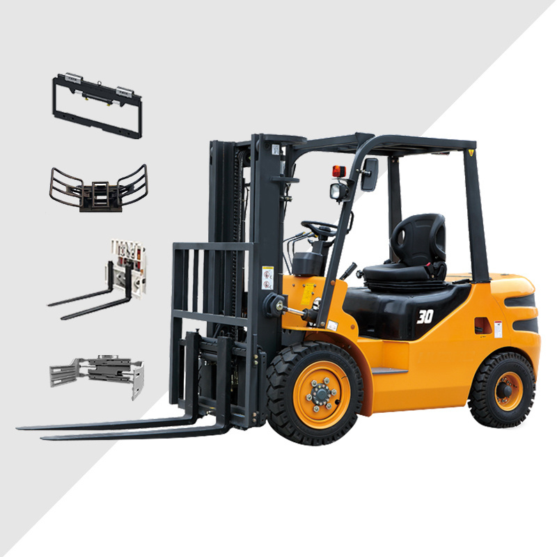 Top quality dock warehouse port Rough Terrain mini  hydraulic 3M Lifting Height 5ton forklift for sale