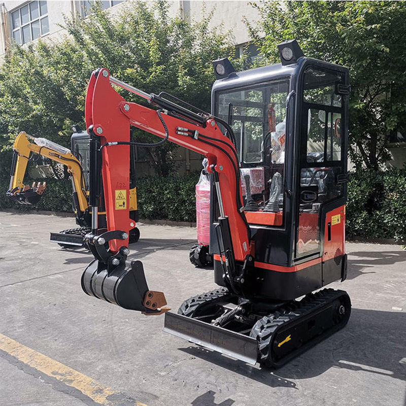 China high quality dump truck brand new hydraulic digger SE12 mini excavator from 1.2t to 2.5t with cabin