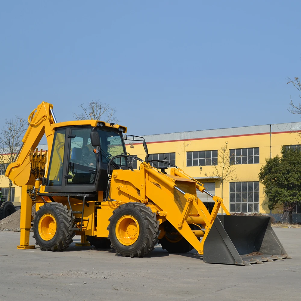 earth-moving machine  mini retroexcavadora  model wz30-25 new brand 4x4 2.5ton backhoe loader