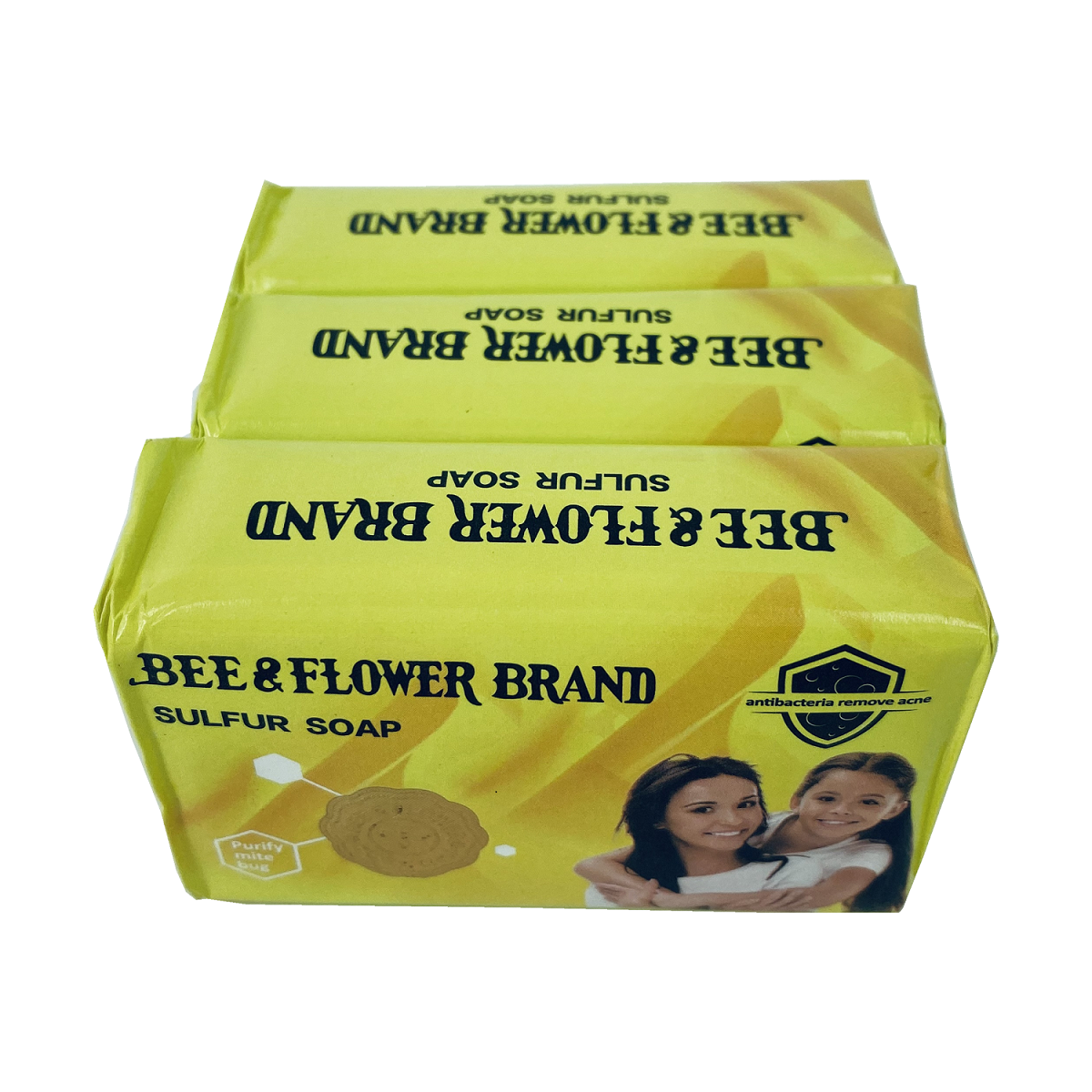 High quality bee flower brand toilet bath hand sandalwood soap